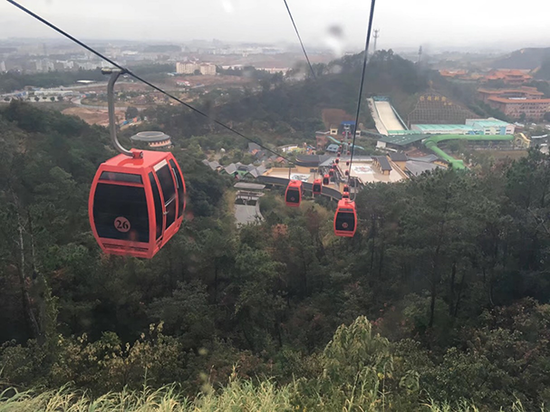 林中缆车